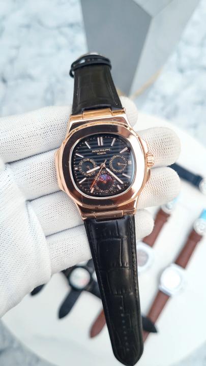 PATEK PHILIPPE SUN MOON BLACK COPPER BLACK DIAL 378