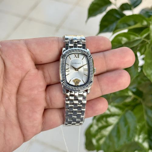 Versace Greca Couture Silver White