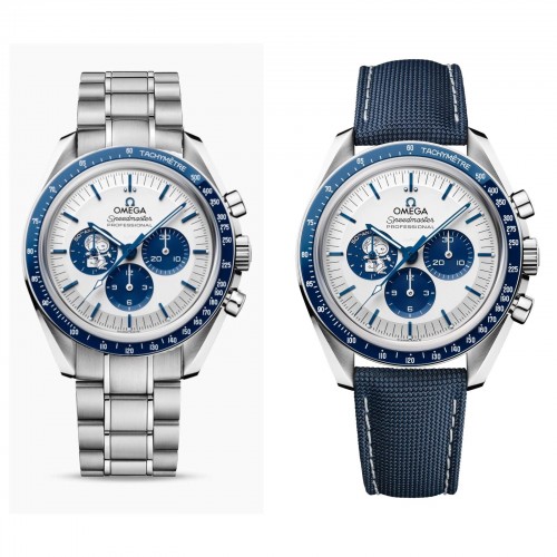 Omegaa SpeedMaster Snoopy Aniversary With Extra Strap