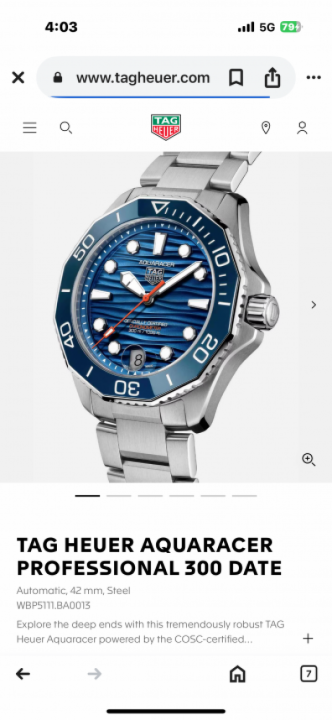 Tag Heuer Aquaracer GMT Professional Automatic AAA