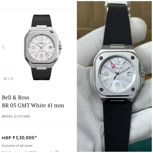 Alternative view of Bell Ross BR 05 GMT Automatic