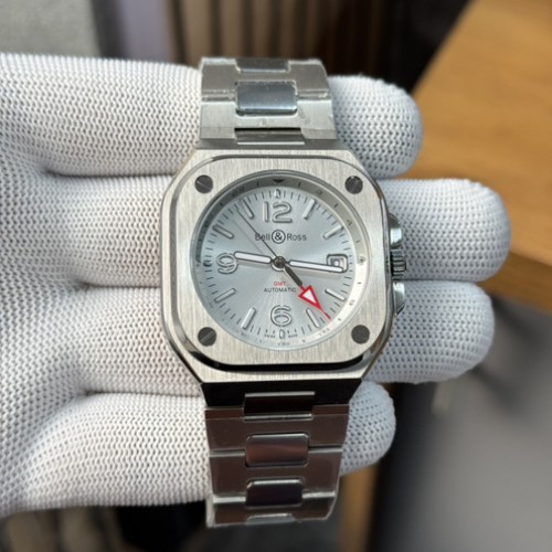 Alternative view of Bell Ross BR 05 GMT White