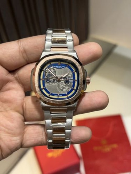 Alternative view of PATEK PHILLIPE DUAL TONE BLUE DIAL