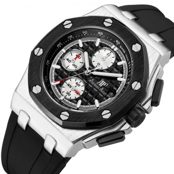 Alternative view of Audemars Piguet Royal Oak Offshore Black Silver