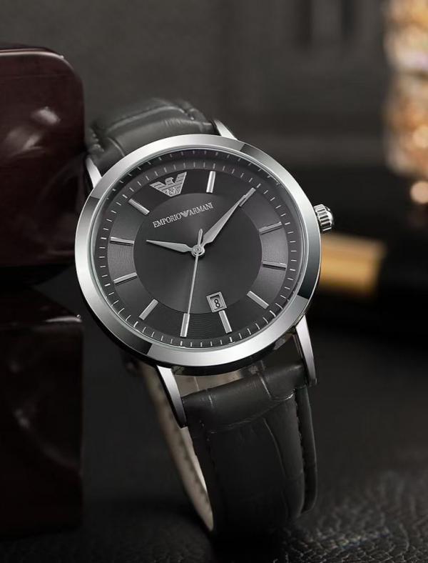 Emporio Arman I Premium Mens Watch (GreySilver)