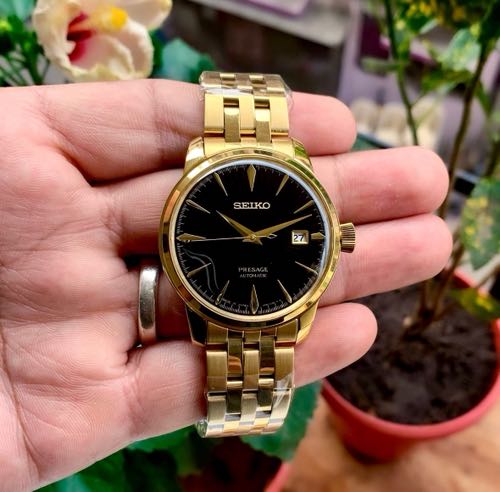 Seiko Presage Cocktail Yellow Gold Time Premium Automatic