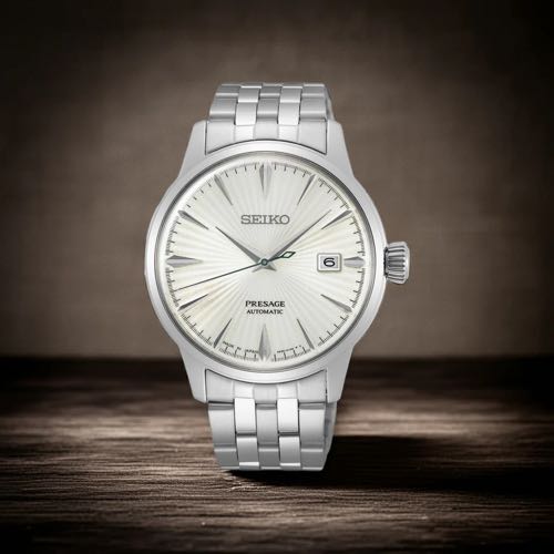 Seiko Presage Silver White