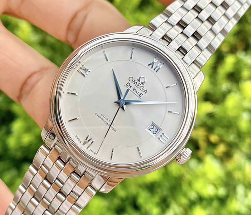 OMEGA De Ville Prestige Silver White