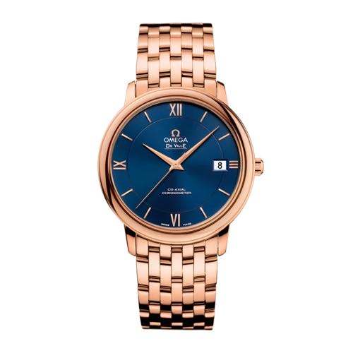 De Ville Prestige Rose Gold Blue