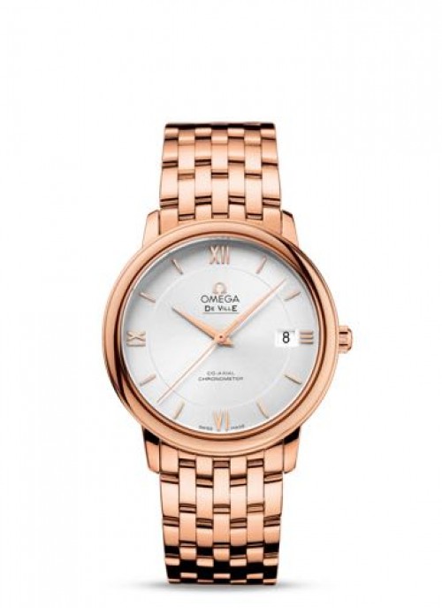 De Ville Prestige Rose Gold White