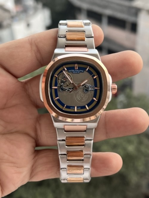PATEK PHILLIPE DUAL TONE BLUE DIAL