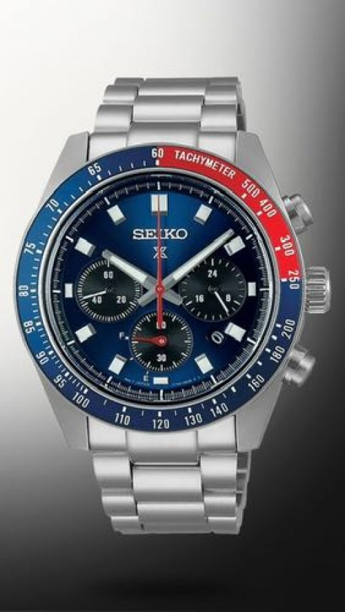 Alternative view of Seiko Prospex Speedtimer Go Large Solar Chronograph