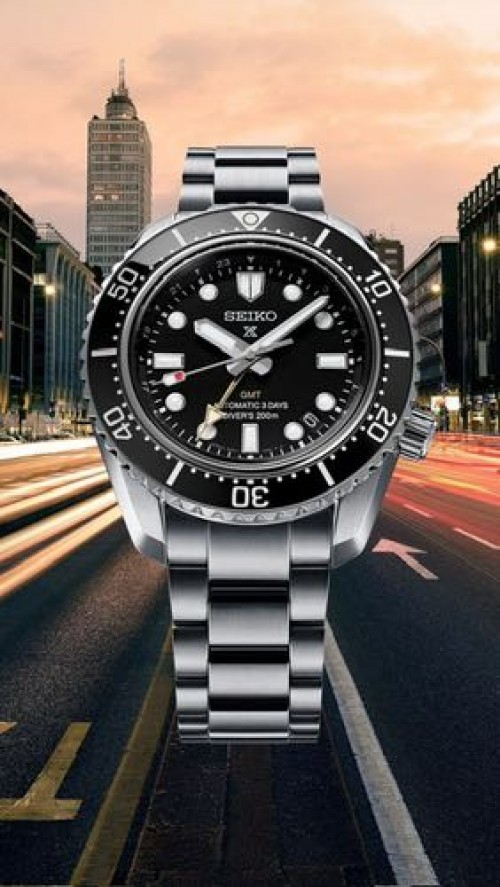 Seiko Prospex 1968 Diver GMT Black Dial Authentic Store Quality