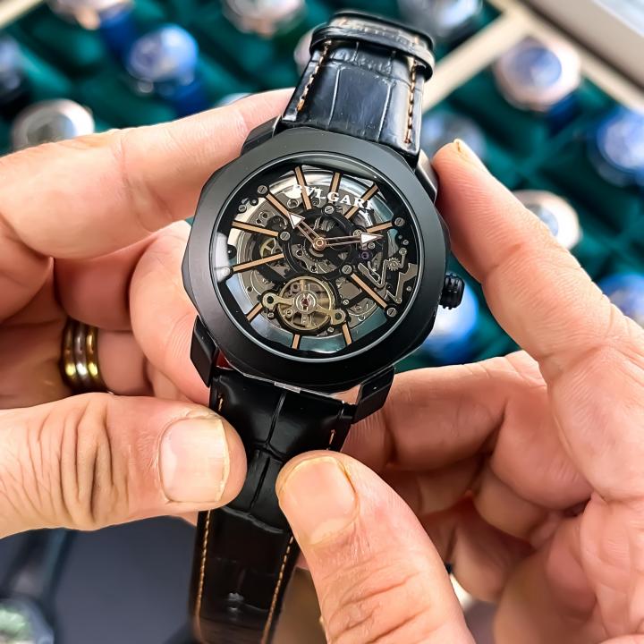 BVLGARI TOURBILLON AUTO MENS WATCH