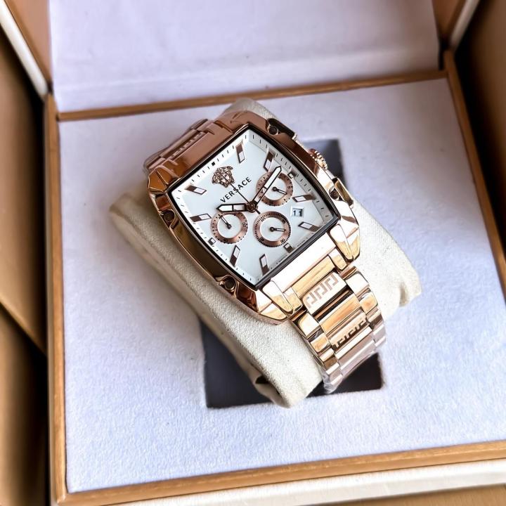 Versace Dominus Premium Quality Watch VE6H00523 Rosegold