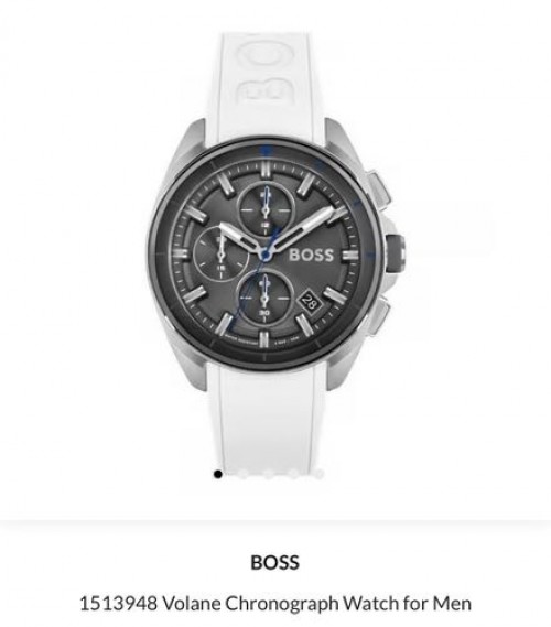 Hugo Boss Volane Chronograph White Authentic Store Quality