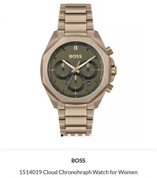 Hugo Boss Cloud Chronograph Rose Gold Authentic Store Quality