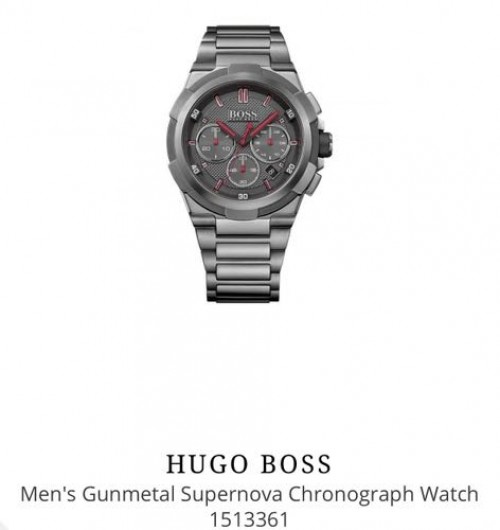 Hugo Boss Supernova Chronograph Black Authentic Store Quality