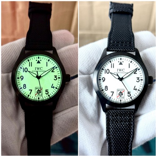 Alternative view of IWC Schaffhausen Pilot Men S Luminous Watch