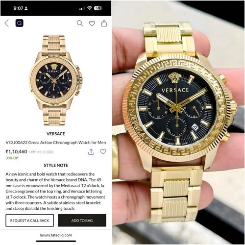 Versace Greca Chronograph