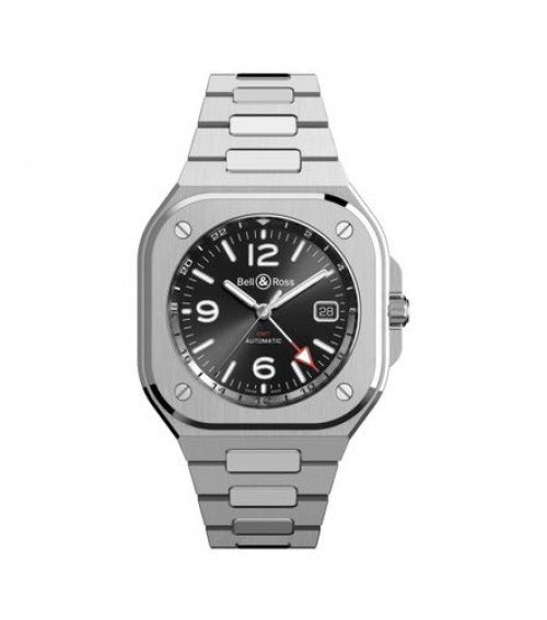 Bell Ross GMT Silver Black