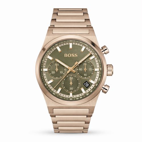 Boss Candor Chronograph Stainless Steel Mens Watch