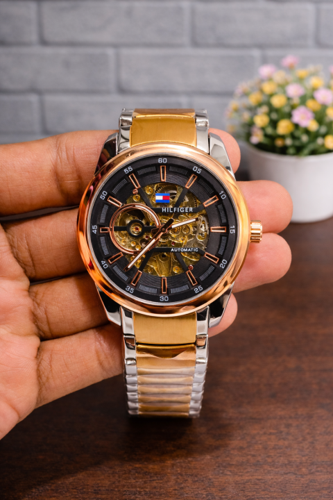 Tommy Hilfiger Automatic Two Tone Black AT146C