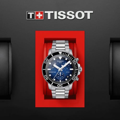 Tissot Seastar Chronograph Blue Dial