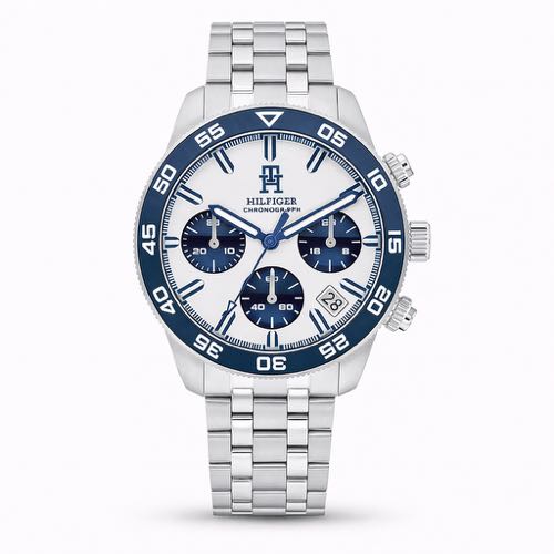 Authentic Showroom Quality Tommy TH85 Chronograph Stainless Steel Mens Watch