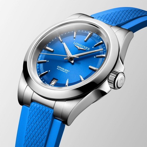 Alternative view of Longiness Conquest SunRay Blue Automatic