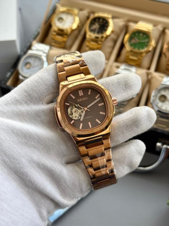 Seiko Nautilus Open Heart Automatic Premium W296