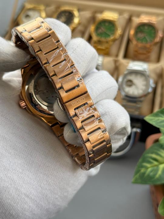 Alternative view of Seiko Nautilus Open Heart Automatic Premium W297