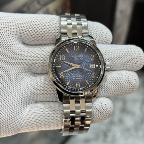 Seiko Presage Blue Silver Premium Automatic