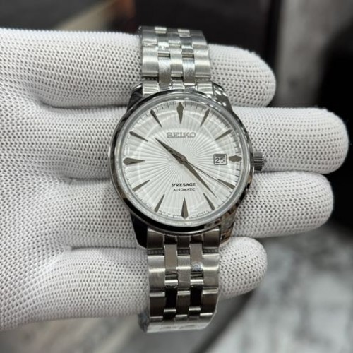 Seiko Presage Silver White
