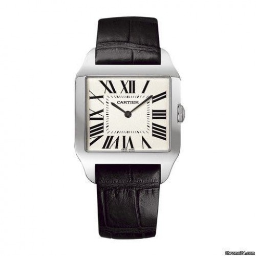 Cartier Dumont Black Silver 35mm
