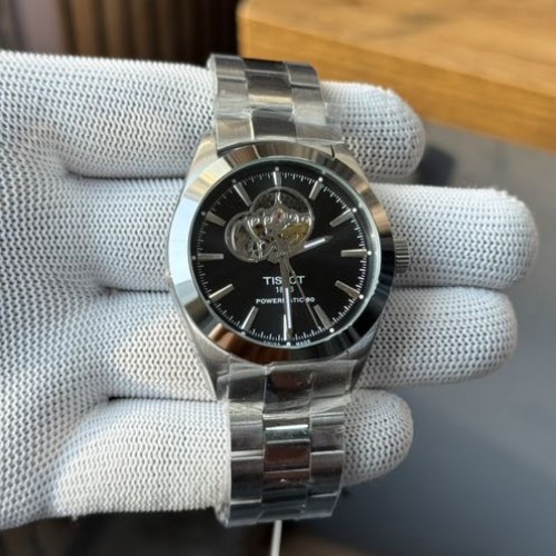 Tissot Powermatic 80 Open Heart Black Dial