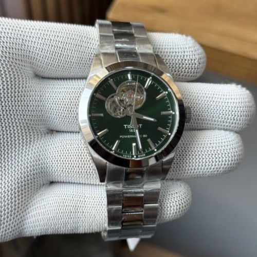 Tissot Powermatic 80 Open Heart Green Dial