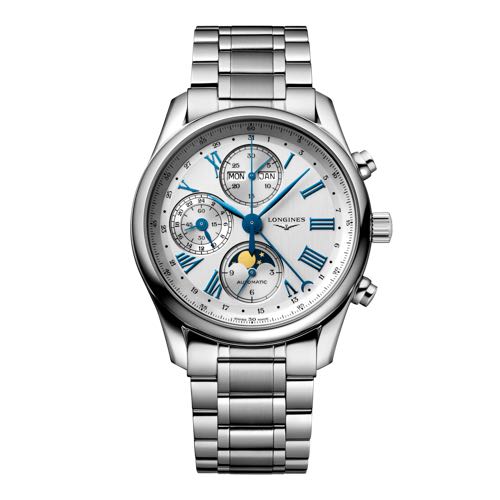 Longines Master Chrono Moonphase Authentic Store Quality With Extra Metal Strap