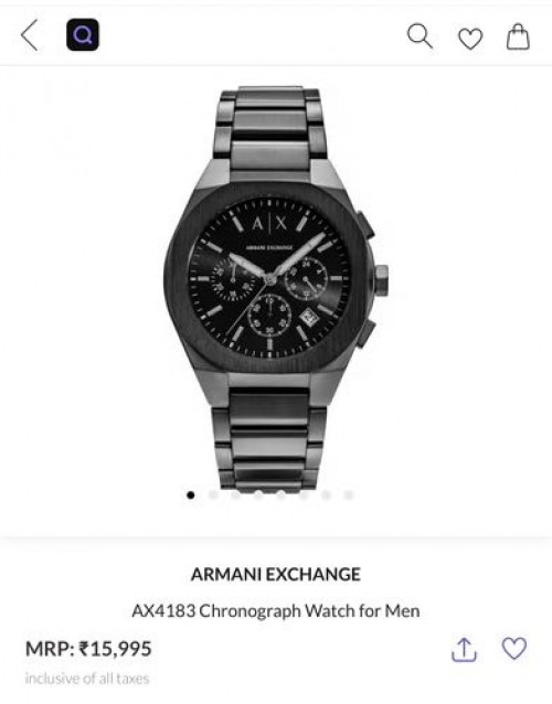 ARMANI FULL BLACK