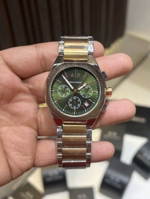 ARMANI EXCHANGE DUAL TONE GREEN DIAL