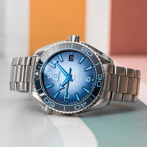 OMEGA Seamaster Planet Ocean 600M Summer Blue