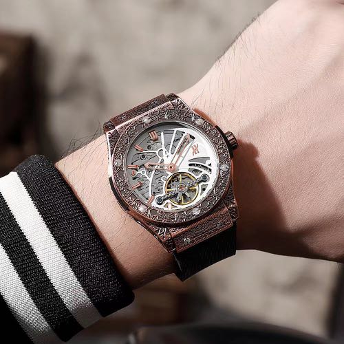 Hublot Printed Automatic Fiber Strap