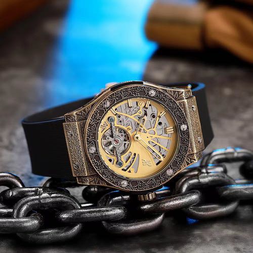 Hublot Printed Automatic Fiber Strap
