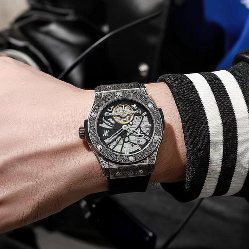 Hublot Printed Automatic Fiber Strap