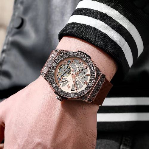 Hublot Printed Automatic Fiber Strap