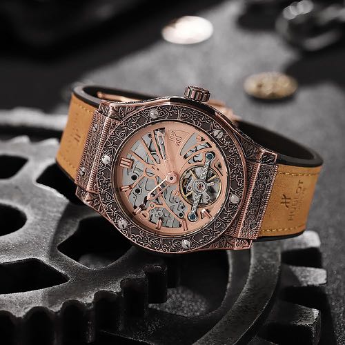 Hublot Printed Automatic Leather Strap