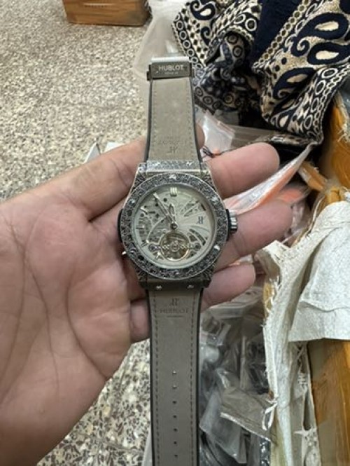 Hublot Printed Automatic Leather Strap