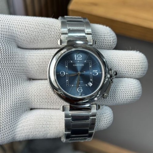 Cartier De Pasha Automatic Premium Blue Dial