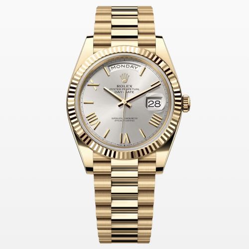 SWISS ETA Rolex Day Date 40MM Coral Gold Dial