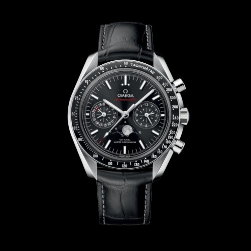 Omegaa SpeedMaster Moon Phase Black